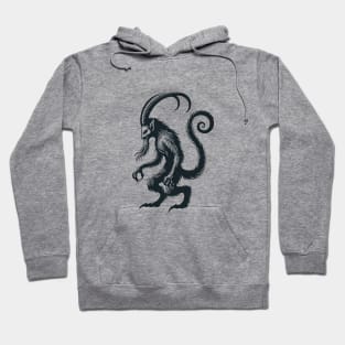 Midnight Prowl: The Winter Myth of Krampus Hoodie